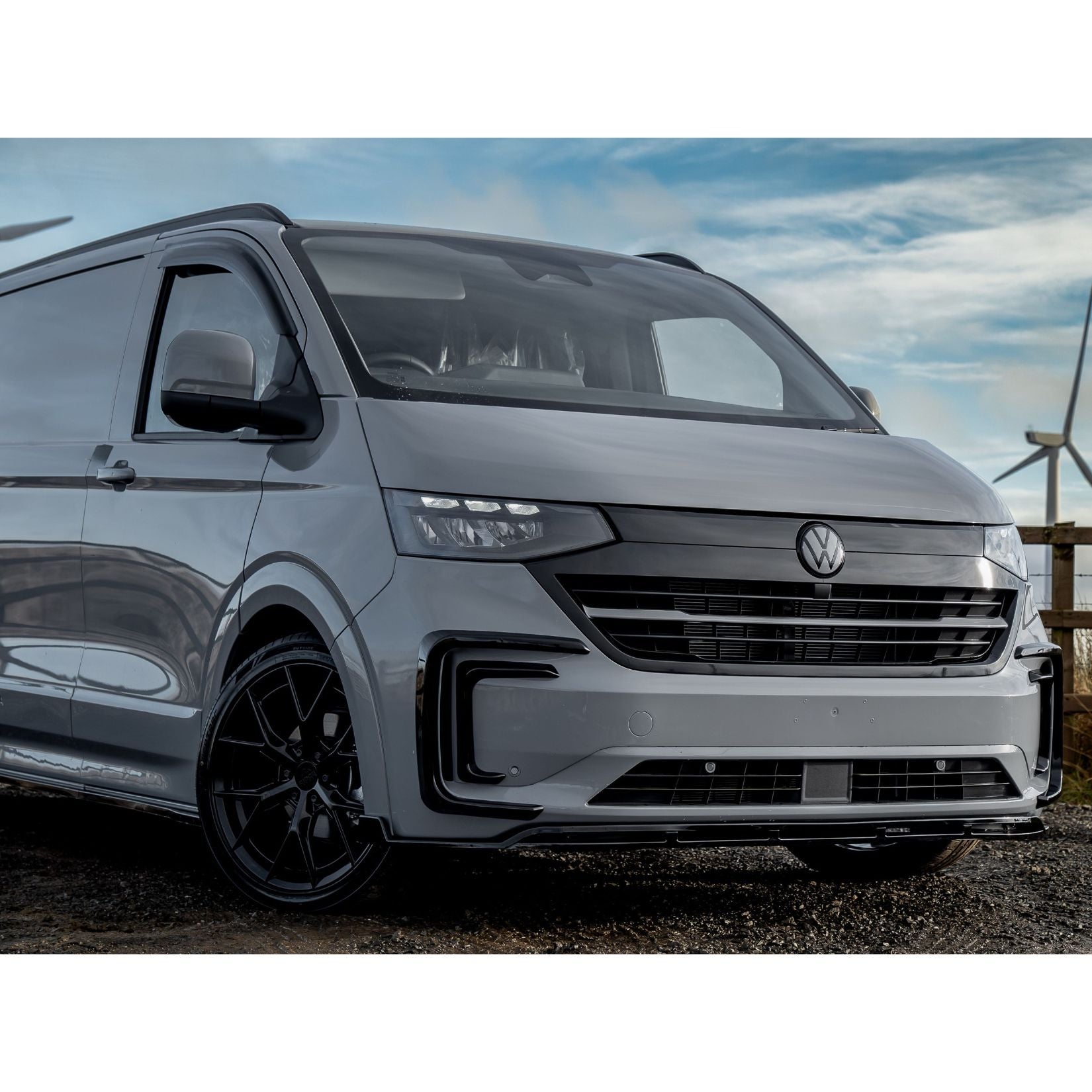 Volkswagen Transporter T7 LWB 2025 on V1 Premium Aero Kit In Gloss Black
