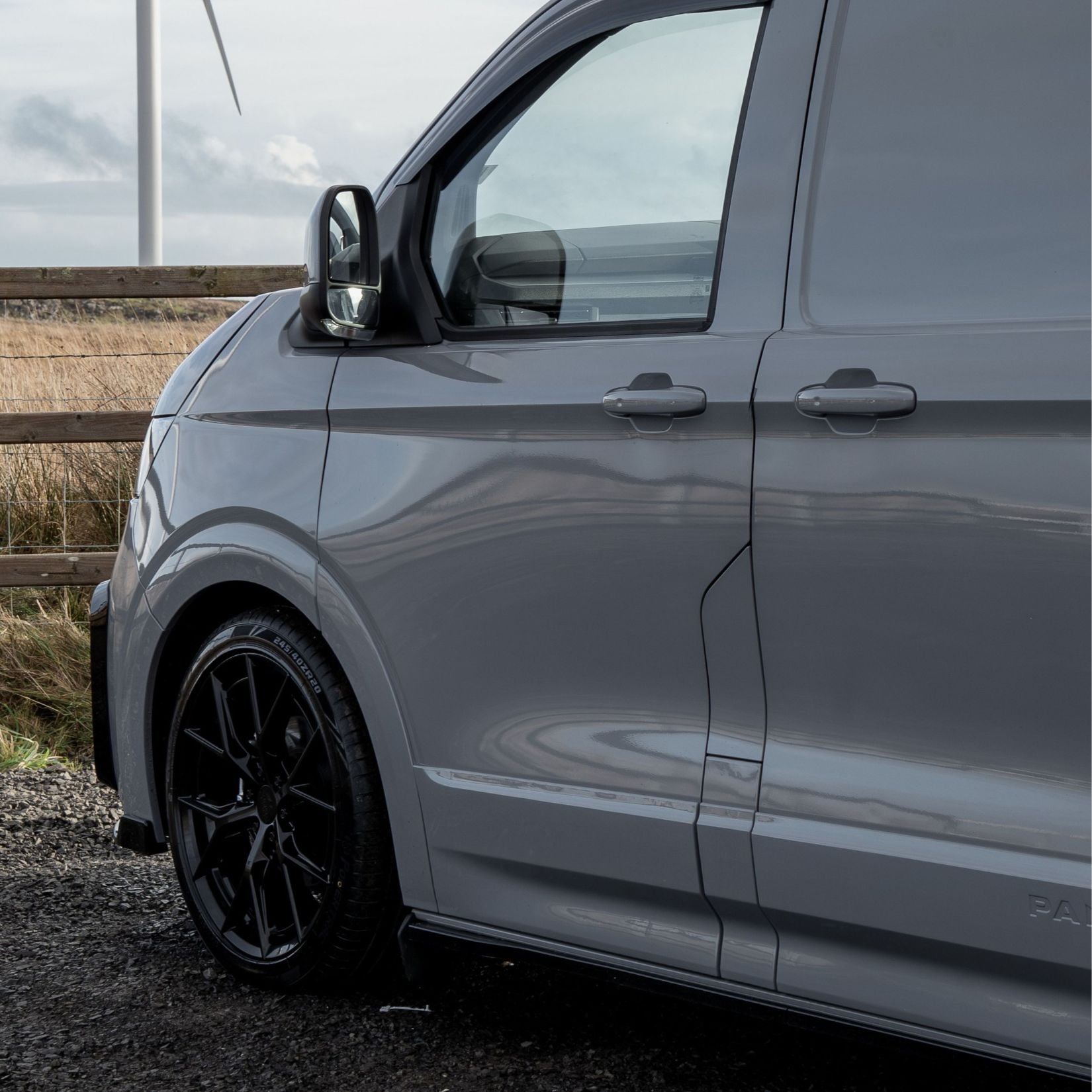 Volkswagen Transporter T7 LWB 2025 on V1 Premium Aero Kit In Gloss Black