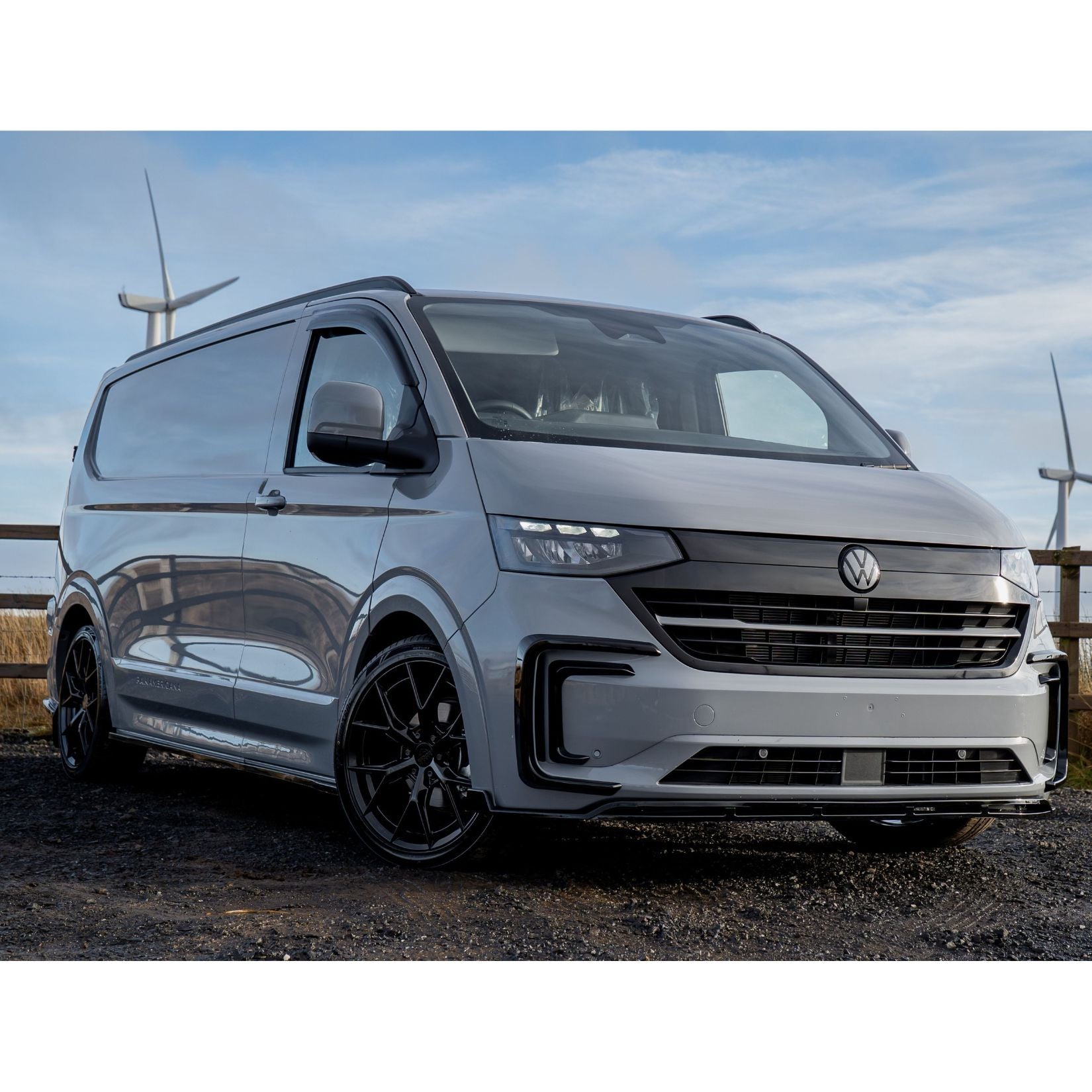 Volkswagen Transporter T7 LWB 2025 on V1 Premium Aero Kit In Gloss Black
