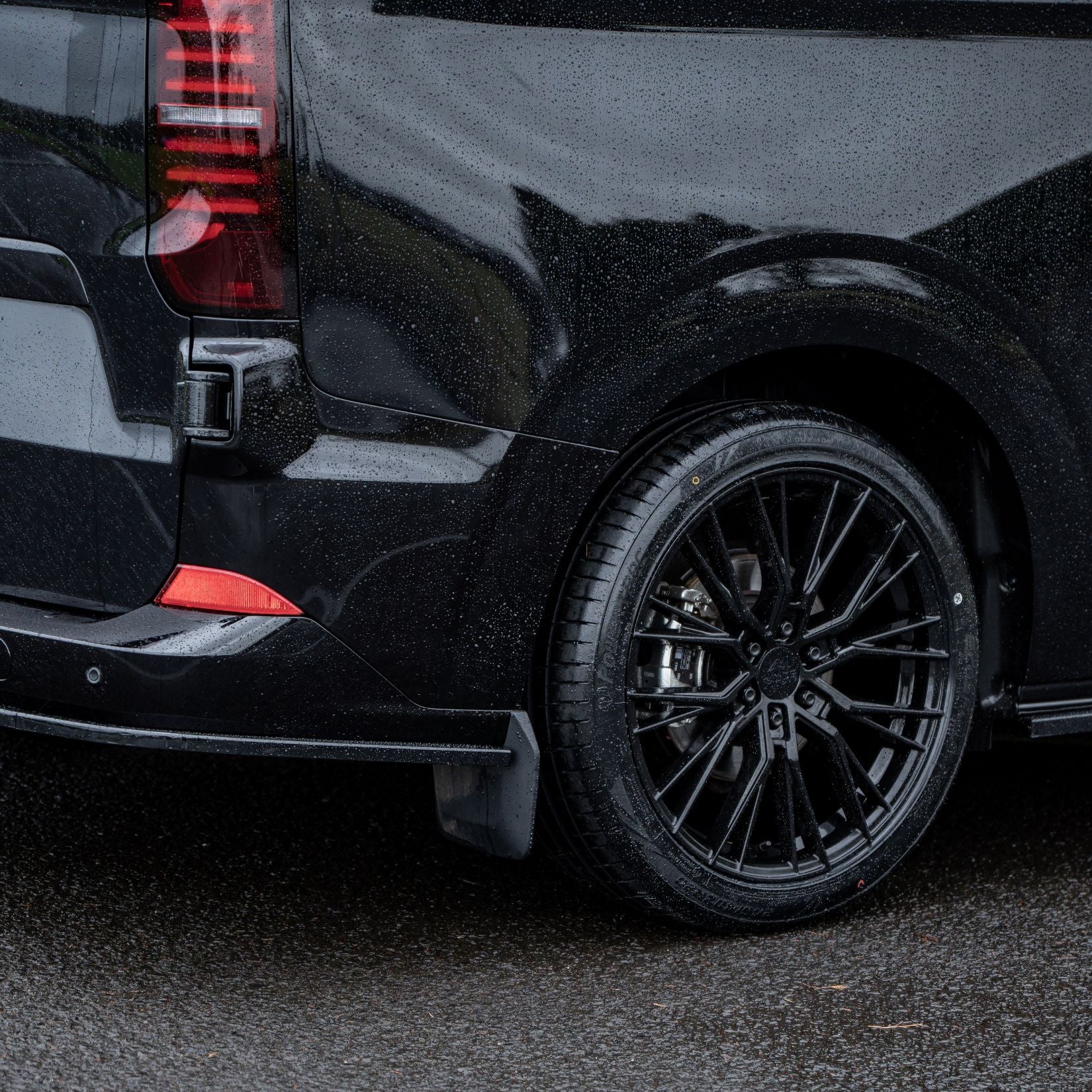 Volkswagen Transporter T7 LWB 2025 on V1 Premium Aero Kit In Gloss Black