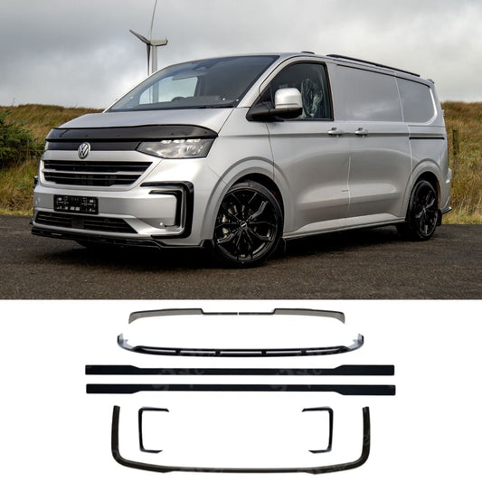 Volkswagen Transporter T7 LWB 2025 on V2 Premium Aero Kit In Gloss Black