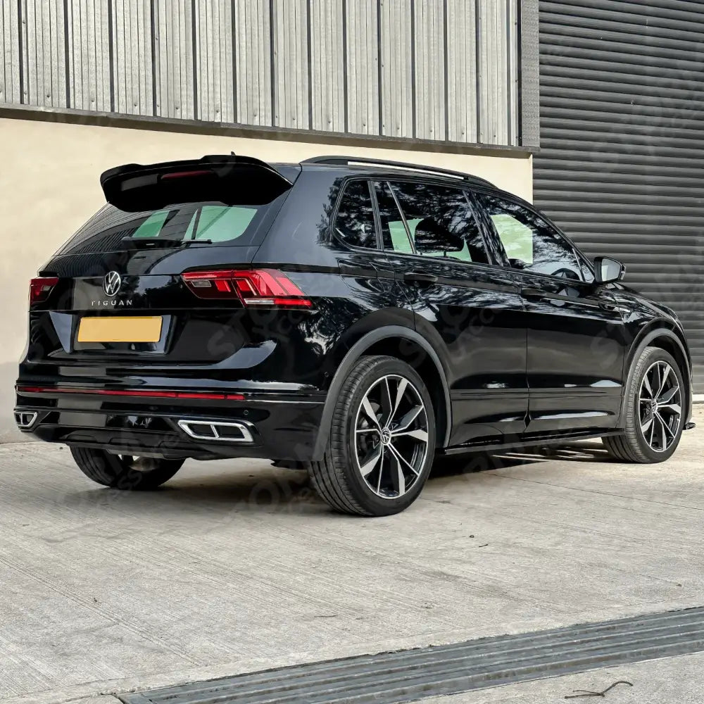 Aero Body Kit Gloss Black For Volkswagen Tiguan MK2 R / R-LINE 2020-2024