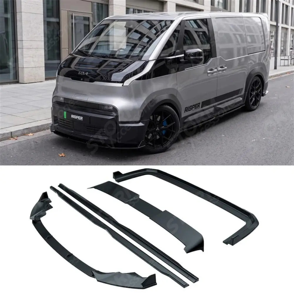 Aero Body Kit In Gloss Black For Kia PV5 Cargo 2025+