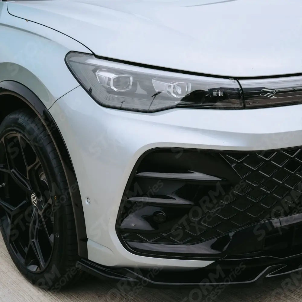 Aero Body Kit In Gloss Black For VW Tiguan R-Line MK3 2024 On
