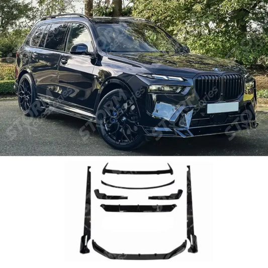 Aero Kit In Gloss Black For BMW X7 G07 LCI M Sport 2023+