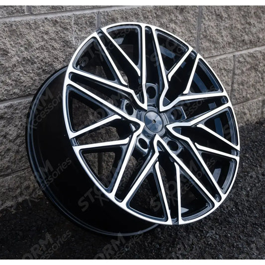 Alloys 5x160 Black Machined Face For Transit Custom Tourneo Sport - 20 Inch