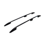 Aluminium Roof Bars Black For Ford Transit Custom LWB 2013 - 2024