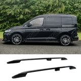 Aluminium Roof Bars In Black For Vw Caddy SWB 2021 On