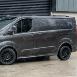 Aluminium Roof Bars Roof Rails Black For Ford Transit Custom SWB 2013 - 2024