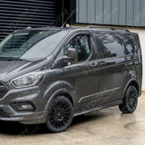 Aluminium Roof Bars Roof Rails Black For Ford Transit Custom SWB 2013 - 2024