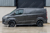 Aluminium Roof Bars Roof Rails Black For Ford Transit Custom SWB 2013 - 2024