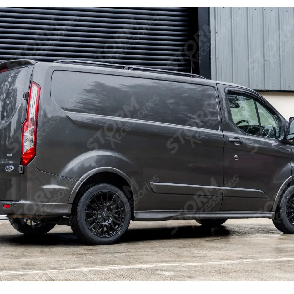 Aluminium Roof Bars Roof Rails Black For Ford Transit Custom SWB 2013 - 2024