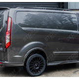 Aluminium Roof Bars Roof Rails Black For Ford Transit Custom SWB 2013 - 2024