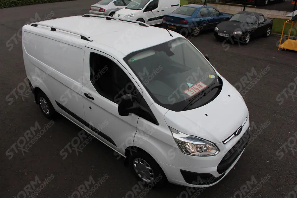 Aluminium Roof Bars Rails For Ford Transit Custom SWB 2013 - 2024