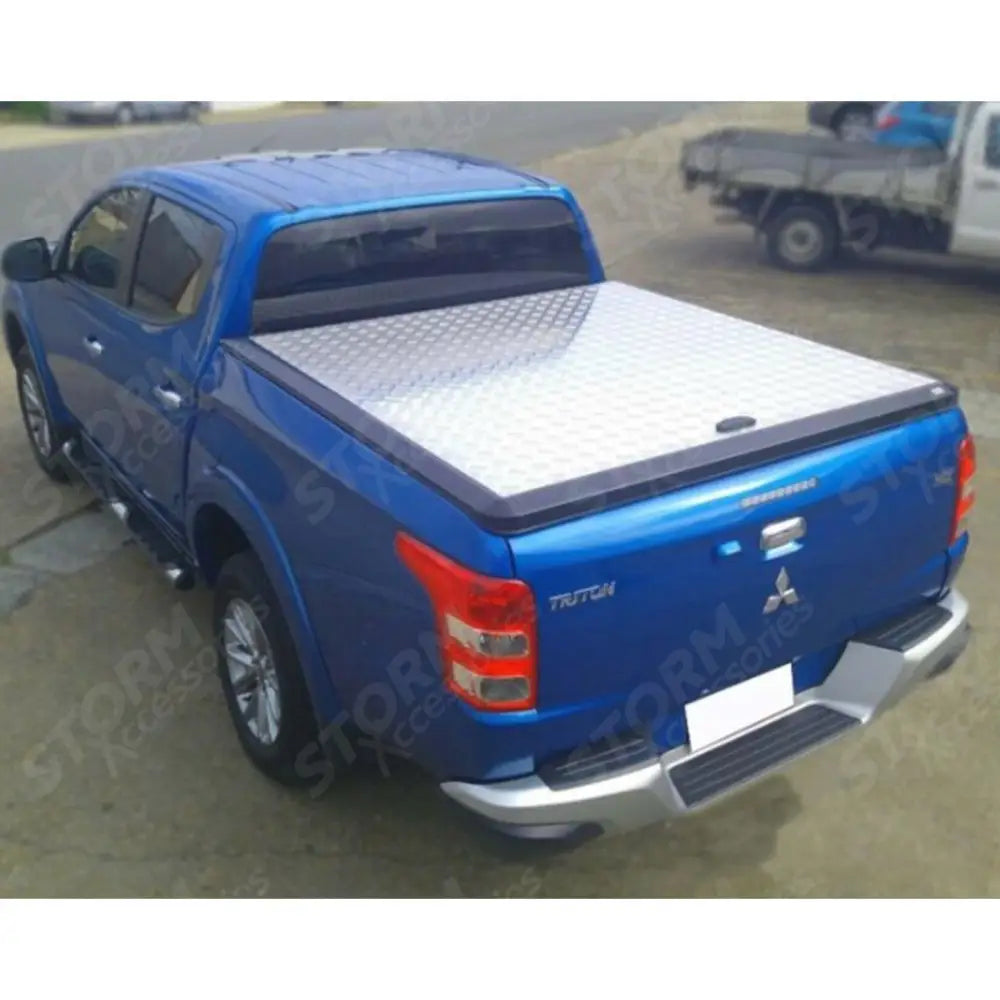 Aluminium Tonneau Cover Mill Finish For Mitsubishi L200 Series 5 - 6 - Fiat Fullback - 2015 On