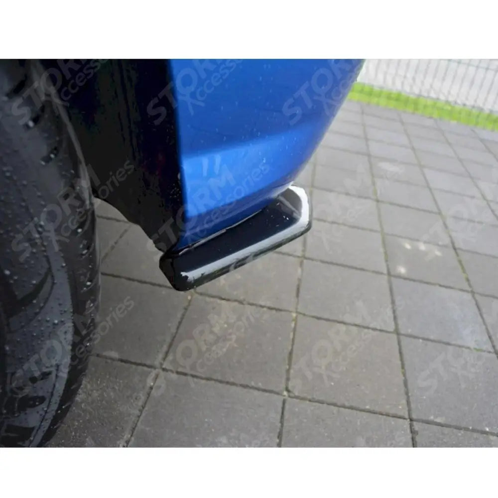 Audi Q2 Mk1 Sport 2016+ - Maxton Rear Side Splitters Gloss Black