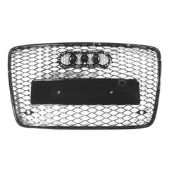 AUDI Q7 2006-2014 'RSQ7 STYLE' HONEYCOMB GRILL IN ALL GLOSS BLACK - Storm Xccessories