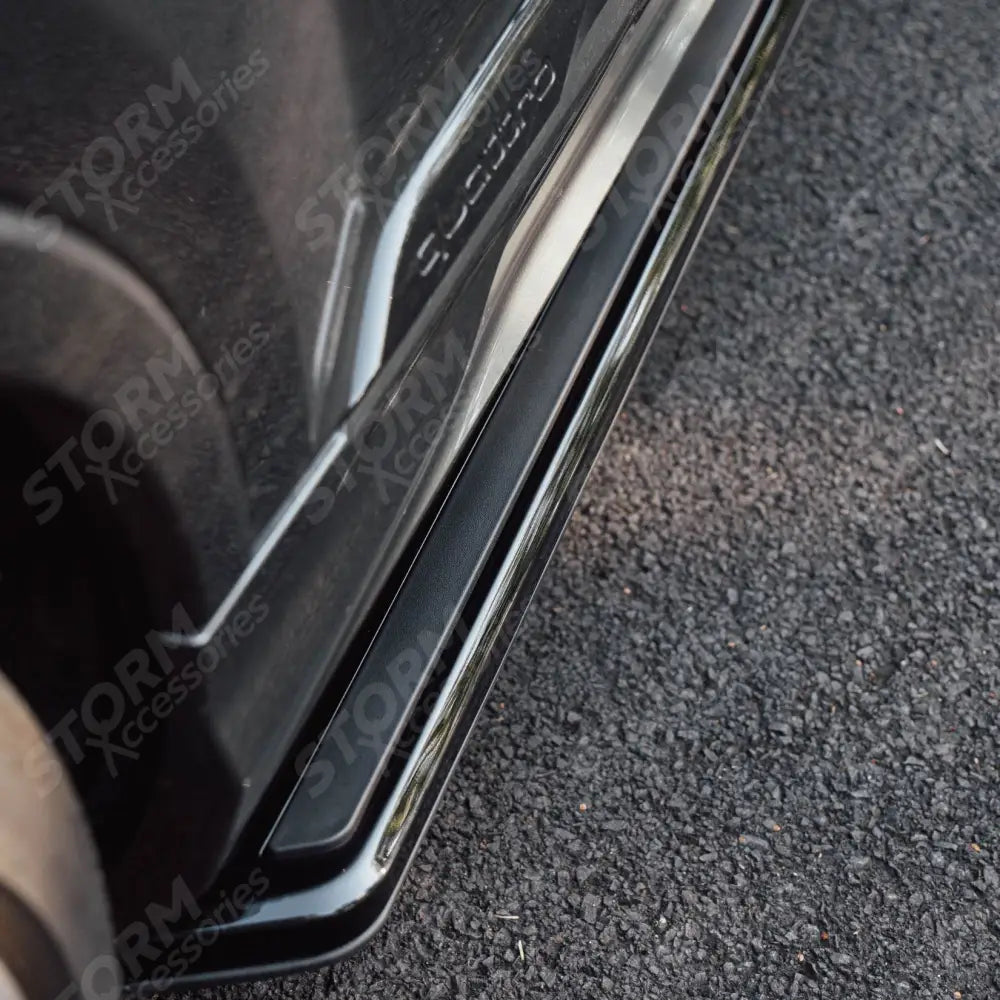 Audi Q7 2016 On Oe Style 2 Running Boards All Black- Pair