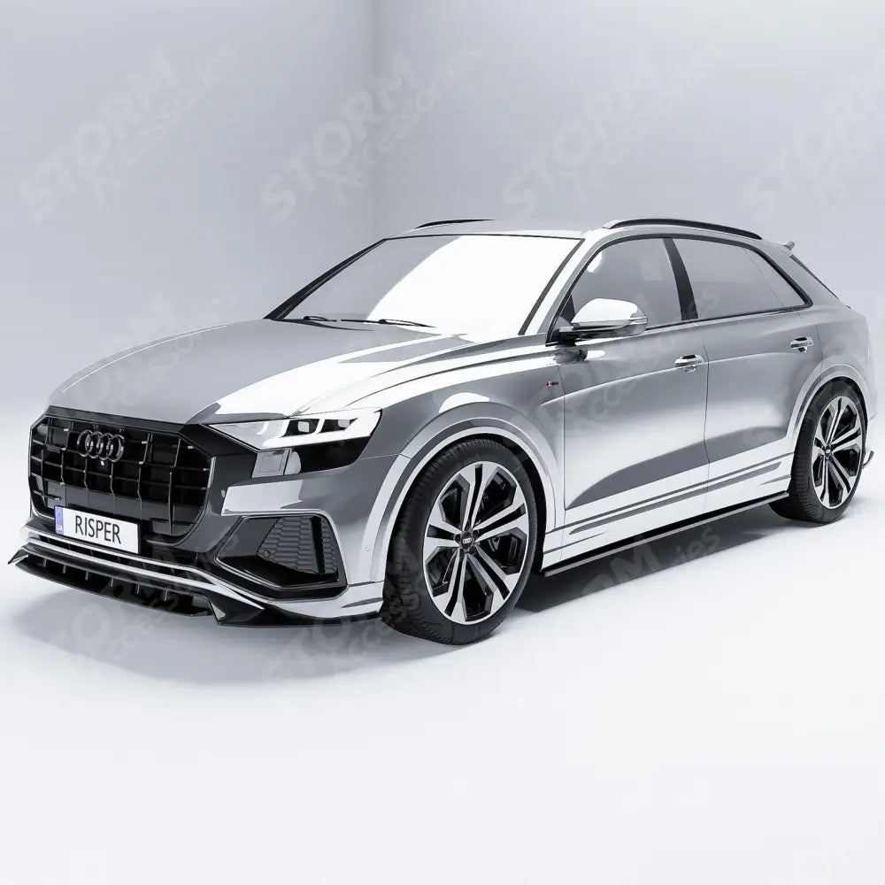 Audi Q8 S Line 2018-2023 Full Aero Low Line Kit In Gloss Black By Risper Styling