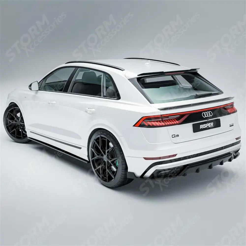 Audi Q8 S Line 2018+ Full Aero Low Line Kit In Gloss Black By Risper Styling