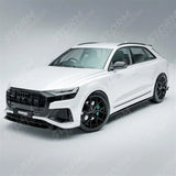 Audi Q8 S Line 2018+ Full Aero Low Line Kit In Gloss Black By Risper Styling