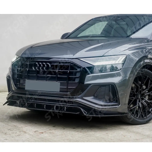Audi Q8 S Line 2018+ Full Aero Low Line Kit In Gloss Black By Risper Styling