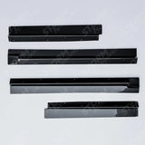 Audi Q8 S-line 2018 On Side Skirt Splitters 2 Piece In Gloss Black