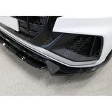Audi Q8 S Line 2018+ Risper Front Splitter Lip - Gloss Black
