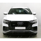 Audi Q8 S Line 2018+ Risper Front Splitter Lip - Gloss Black
