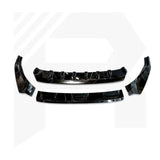 Audi Q8 S Line 2018+ Risper Front Splitter Lip - Gloss Black
