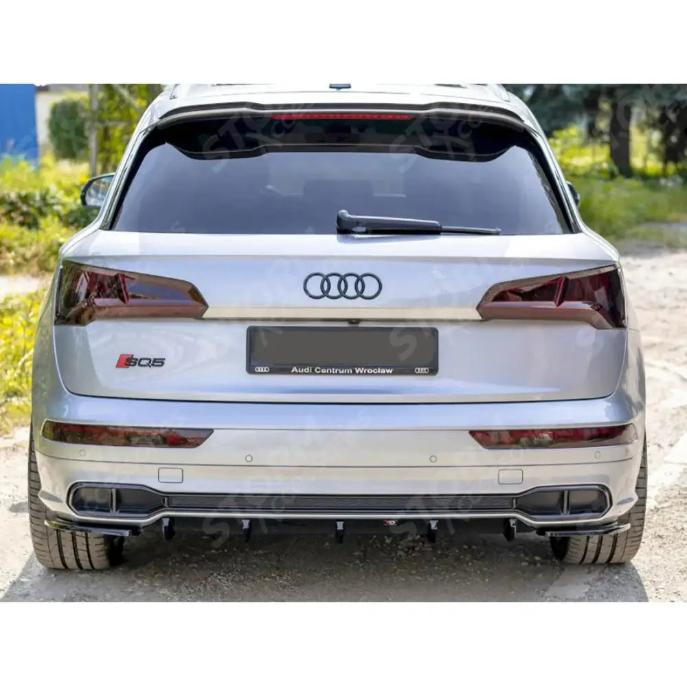 Audi Sq5/q5 S-line Mk2 2017+ - Maxton Rear Valance - Gloss Black