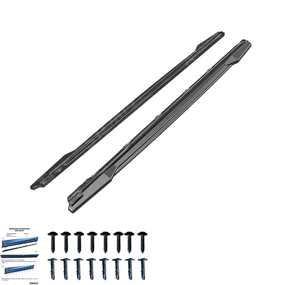 Audi SQ5 / Q5 S-Line Mk2 Facelift 2020-2024 Side Skirts In Gloss Black (2 Pcs)