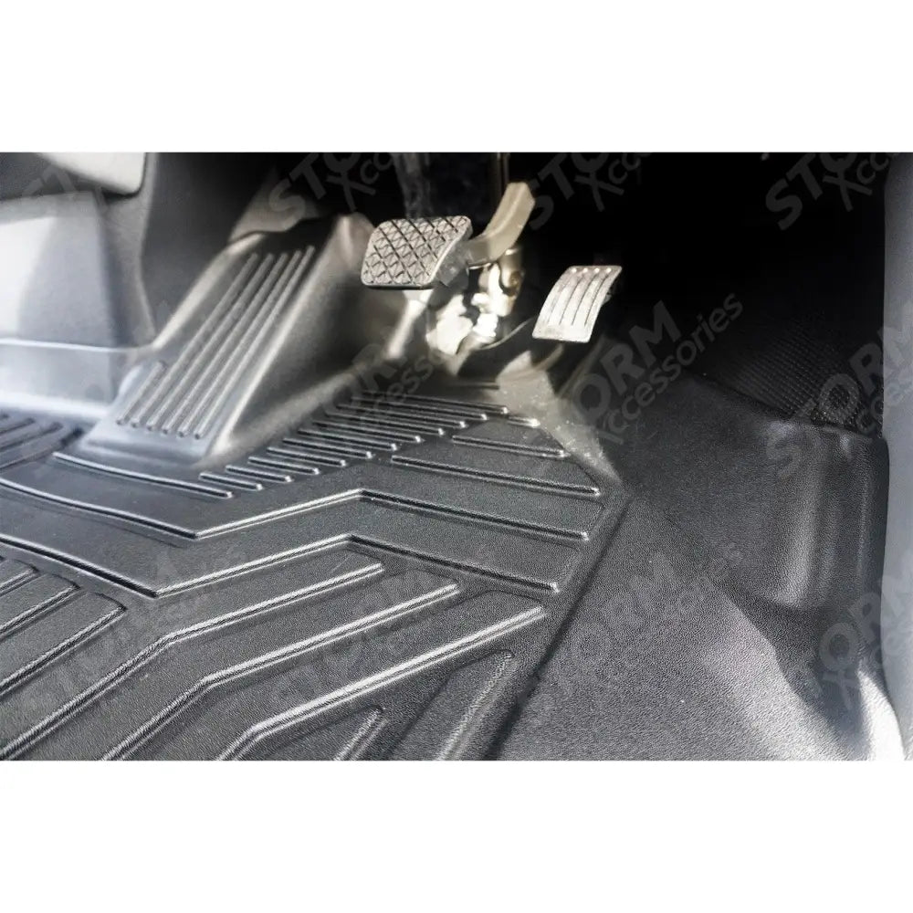 Automatic Mud Block Tailored Floor Mat 1 Piece For Ford Transit Custom 2023 on