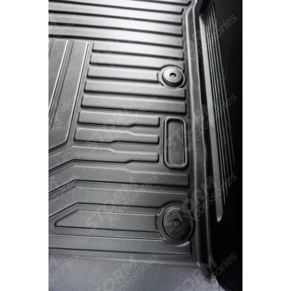 Automatic Mud Block Tailored Floor Mat 1 Piece For Ford Transit Custom 2023 on