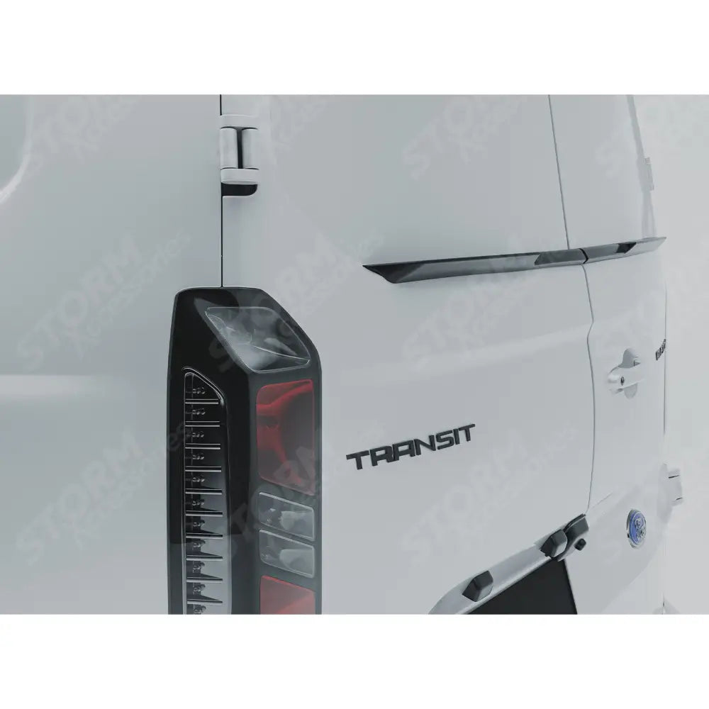 Barn Door Mid Spoiler In Gloss Black For Ford Transit Custom MK2 2023+