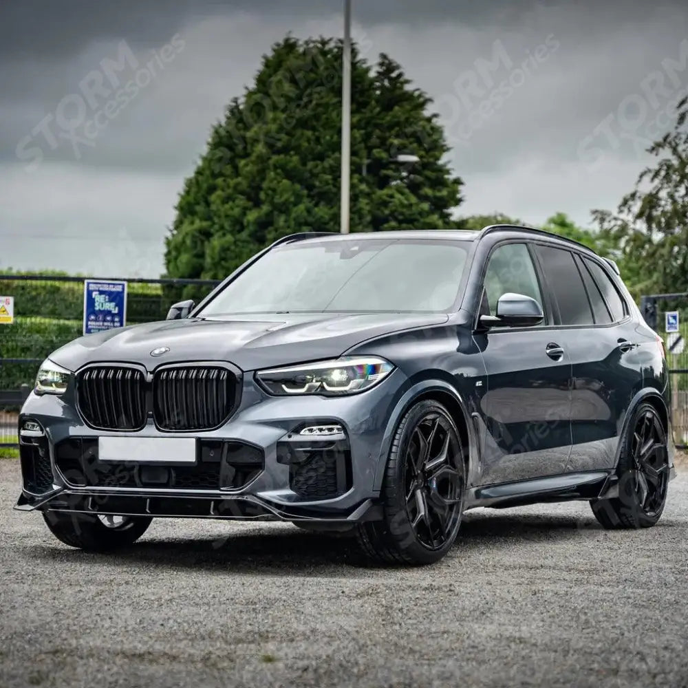 Black Knight Aero Body Kit Gloss Black For Bmw X5 G05 X5 M-sport 2018 - 2022