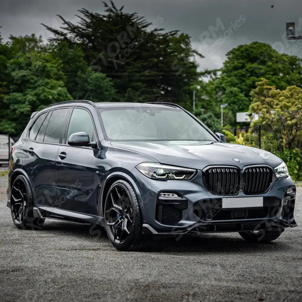 Black Knight Aero Body Kit Gloss Black For Bmw X5 G05 X5 M-sport 2018 - 2022