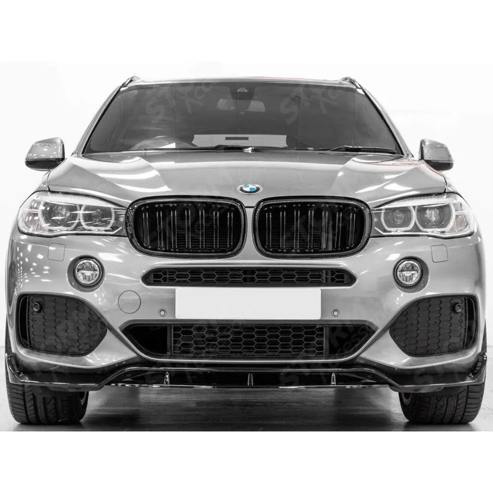 Black Knight Front Splitter In Gloss Black For BMW X5 F15 2013-2018