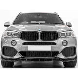 Black Knight Front Splitter In Gloss Black For BMW X5 F15 2013-2018