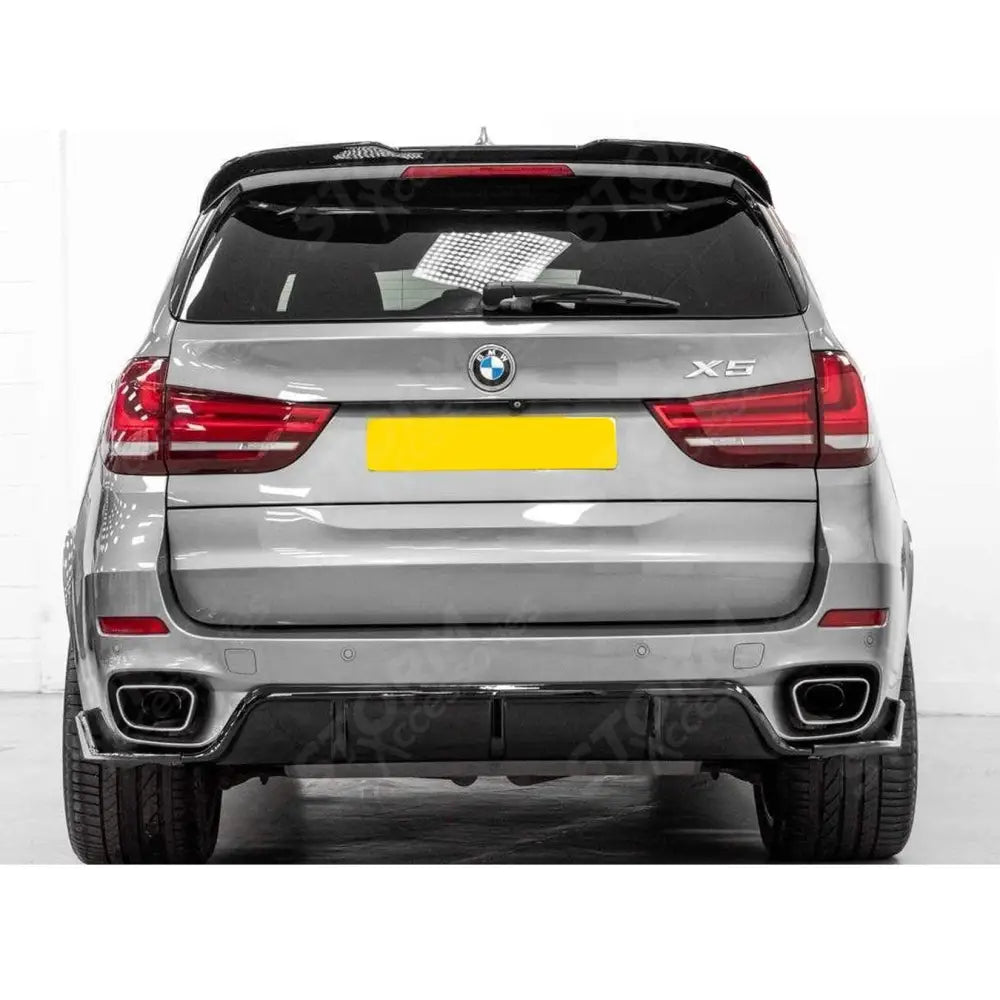 Black Knight Rear Diffuser In Gloss Black For BMW X5 F15 2013-2018
