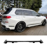 Black Knight Rear Roof Spoiler In Gloss Black For BMW X7 2018-2023