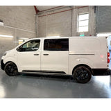 Black Side Bars - Angular - Lwb - 60mm For Proace 16on / Expert 16on For Vivaro 21on / Dispatch 16on