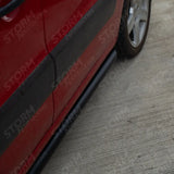 Black Side Bars Angular Short Wheel Base 60mm For Citroen Berlingo - Peugeot Partner - 2008-2018