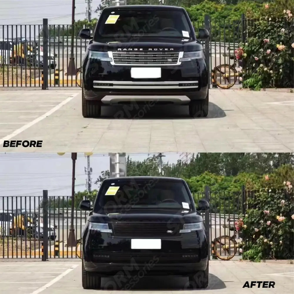 Black Trim Pack Grill Vents Bumper Trims For Range Rover Vogue 2023 On
