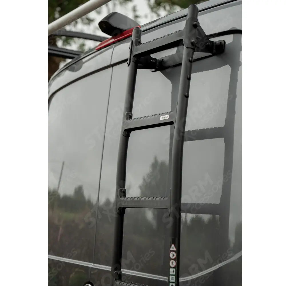 Black Van Ladder For Mercedes Sprinter 2018 On - Low Roof