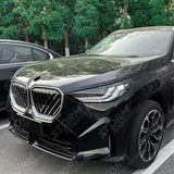 BMW X3 G45 2025+ M-Sport Front Bumper Canards In Gloss Black