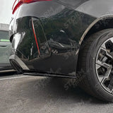 BMW X3 G45 2025+ M-Sport Rear Bumper Corner Splitters In Gloss Black