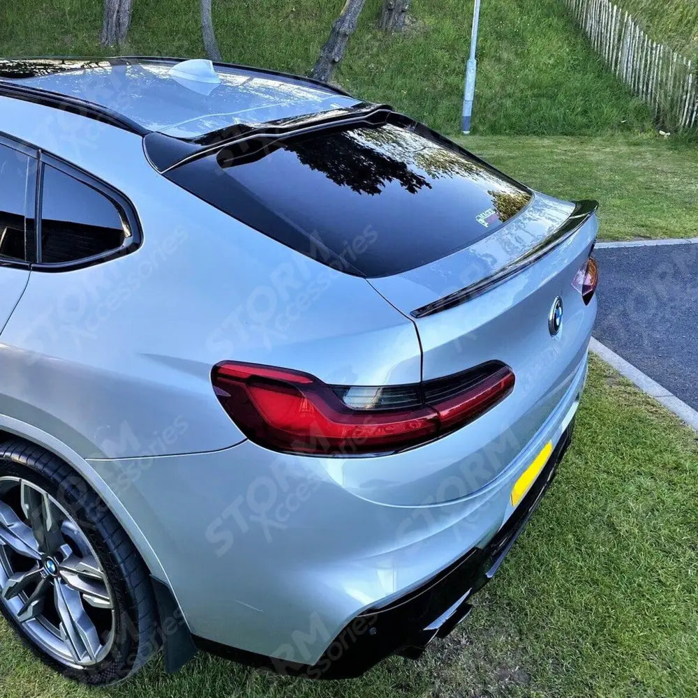 BMW X4 G02 2018+ Lower Boot Spoiler In Gloss Black