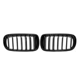 Bmw X5 F15 2013-2018 - Gloss Black Front Grill - Solid Slat