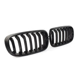Bmw X5 F15 2013-2018 - Matte Black Front Grill - Solid Slat